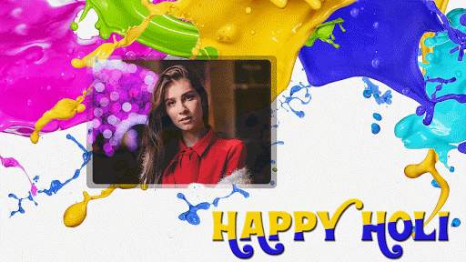 Holi GIF Photo Frame screenshot 1