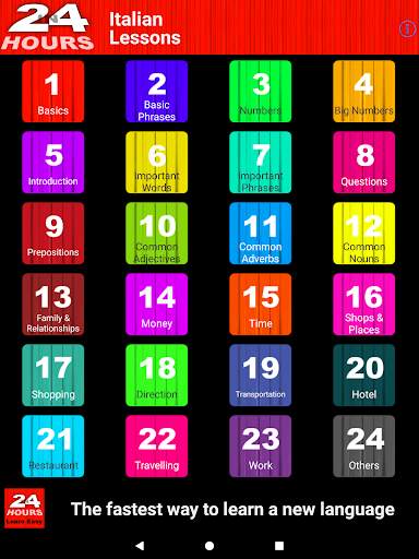 In 24 Hours Learn Italian screenshot 3