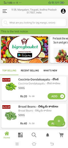 Big Veg Basket screenshot 1
