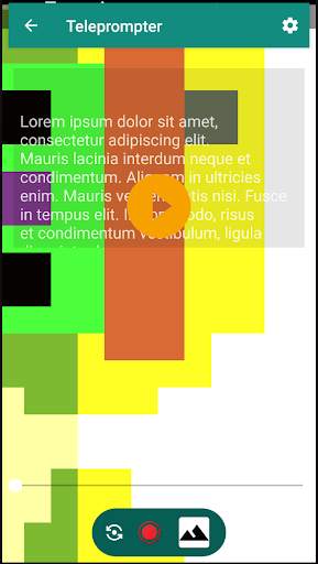 Teleprompter record video with scrolling script‏ скриншот 7