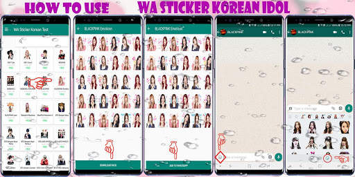 WA Sticker Cute Korean Idol for WAStickerApps screenshot 1