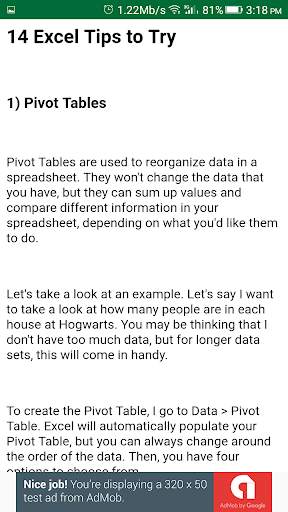 Learn MS Excel Offline screenshot 8