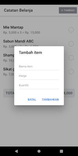 Shopping List - Catatan Belanja screenshot 2