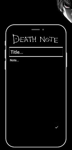 Death Note Notepad Bloc-note screenshot 3