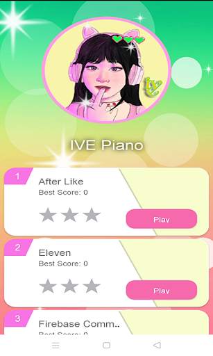 IVE Piano Magic Tiles screenshot 1