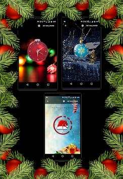 Christmas countdown clock live wallpaper screenshot 1