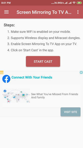 Screen Mirroring to TV App : Display Phone on TV screenshot 4