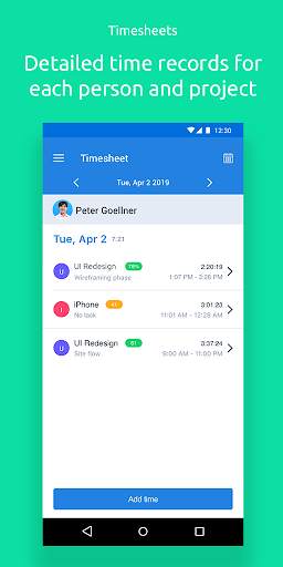 Hubstaff time clock app screenshot 5