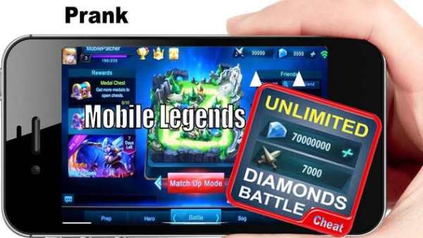 Cheat Mobile Legends Prank Unlimited Diamonds screenshot 3