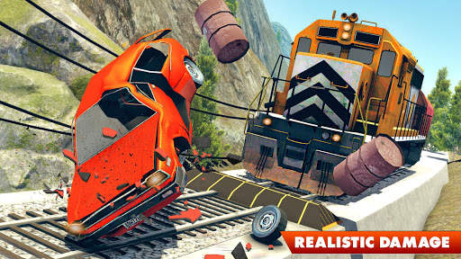 Train Vs Car Crash: Racing Games 2019 screenshot 15
