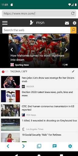 Wave Browser screenshot 2