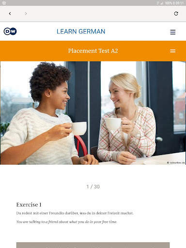 DW Learn German - A1, A2, B1 a screenshot 7