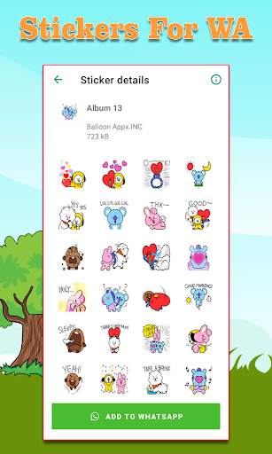Funny Cartoon Stickers for WhatsApp screenshot 5