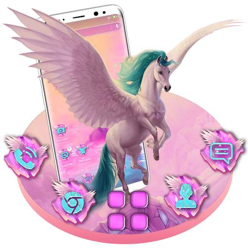 Pink Unicorn Launcher Theme 1.0.3