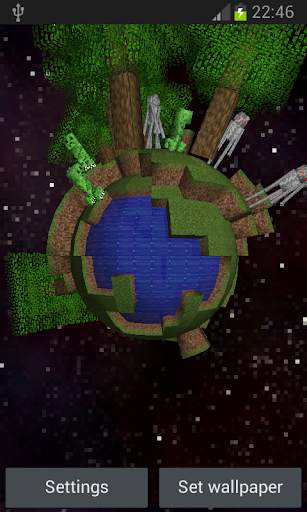 Craft World 3D Live Wallpaper screenshot 3