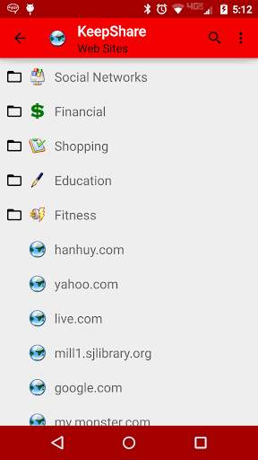 KeepShare Lite for KeePass screenshot 1