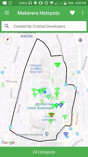 Makerere Hotspots : Free Wifi Internet 4 Students screenshot 1