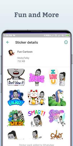 Sticky Talky for WhatsApp - WAStickerApps screenshot 7