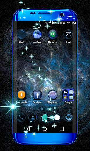 Blue Flame Theme screenshot 1