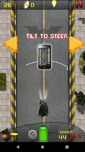 Bat Superhero Game: BatPod ride screenshot 3