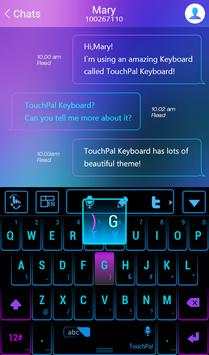 TouchPal Neon Light Theme screenshot 3
