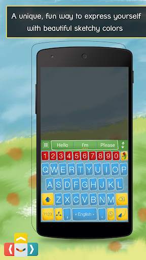 ai.type Sketch Colors Keyboard screenshot 1