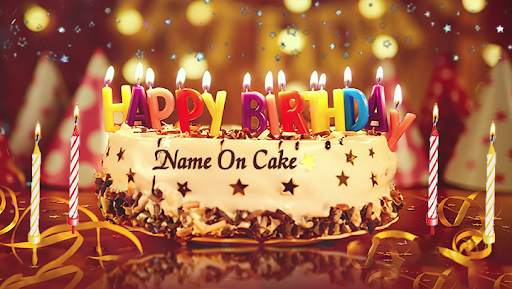 Name Photo On Birthday Cake - Birthday Cake Editor screenshot 2