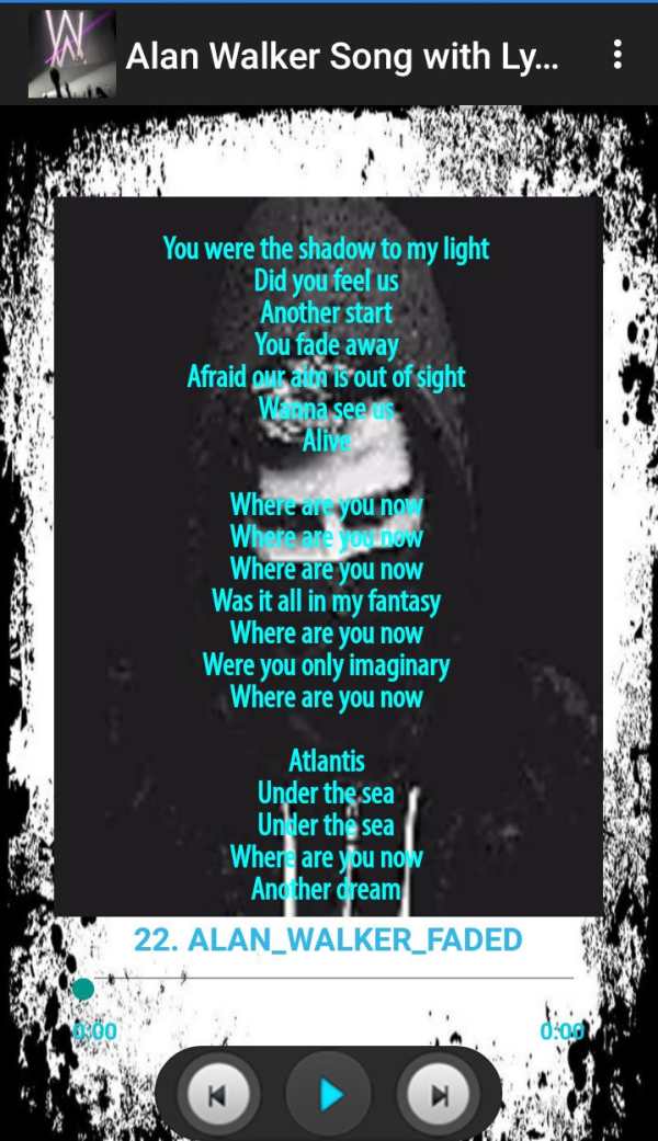 Alan Walker Best compilation With Lyric (Offline) screenshot 4
