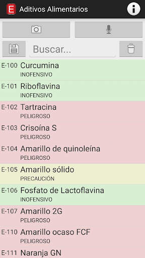 Aditivos Alimentarios screenshot 1