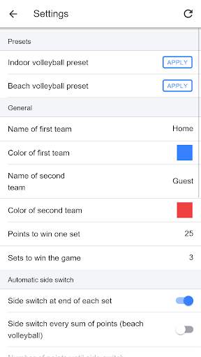 Volleyball Score Simple screenshot 3