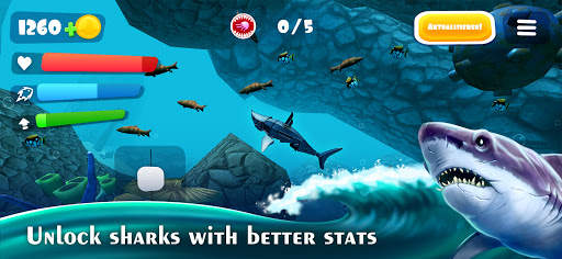 Hunting Shark Simulator - Hungry Fish Evolution screenshot 3