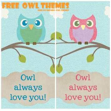 (FREE) GO SMS PRO  OWL THEMES screenshot 2