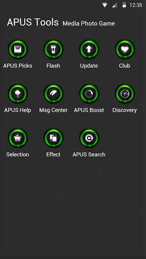 Metallic-APUS Launcher theme screenshot 3
