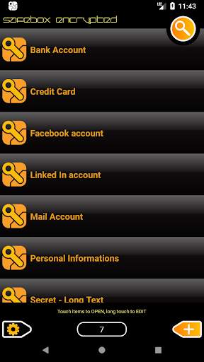 SafeBox password manager free скриншот 3