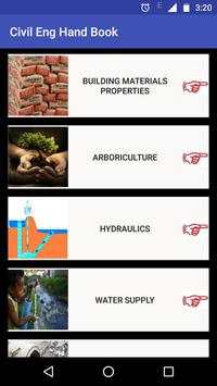 Civil Engineering Hand Book screenshot 4