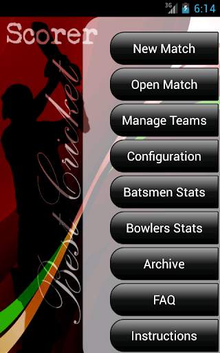 Best Cricket Scorer FREE screenshot 1