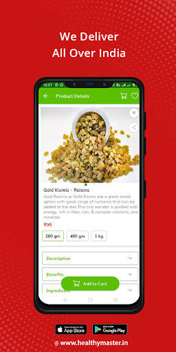 Healthy Master - Dry Fruits Online - Snacks screenshot 4