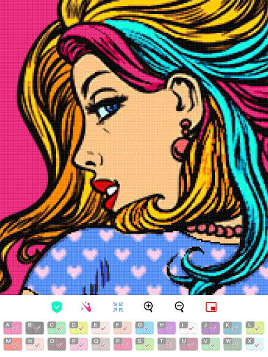 Color by Letter: Sewing game screenshot 12