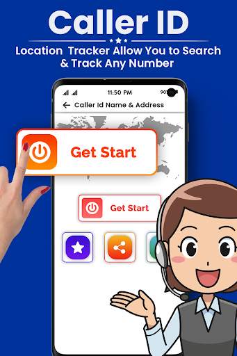 Caller ID Name and Number Locator App screenshot 1