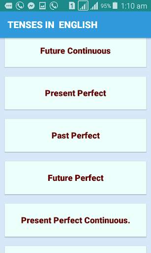 Tense In English screenshot 2