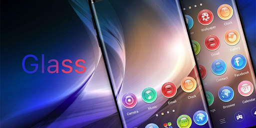 (Free)Glass GO Launcher Theme screenshot 5