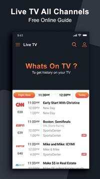 Live TV all channels free online guide screenshot 2