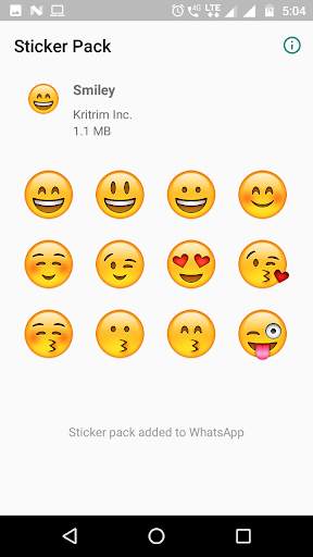 Sticker for WhatsApp Smileys screenshot 3
