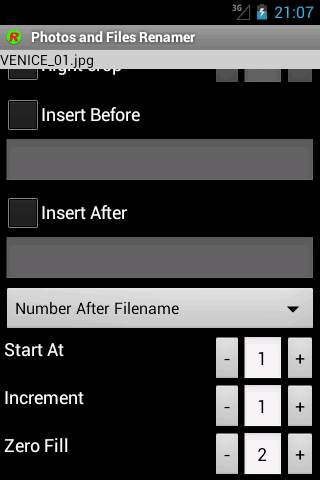 Photos and Files Renamer 5 تصوير الشاشة