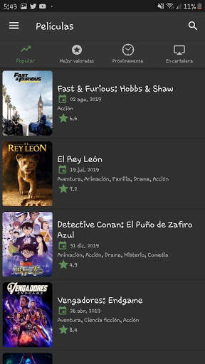 TMDb - Guía de películas y programas de televisión screenshot 2