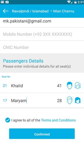 eSawari - Buy Bus Tickets Online screenshot 5