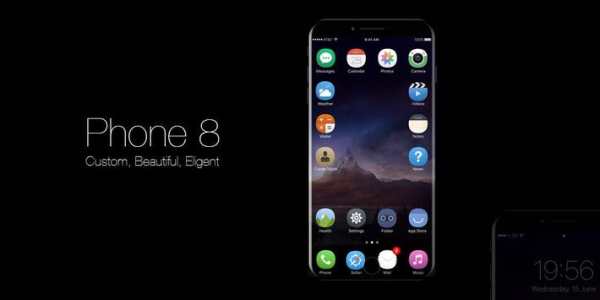 Launcher for iPhone 8 Bazel-less screenshot 1