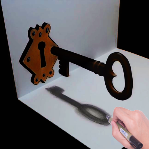 How to Draw 3D icon
