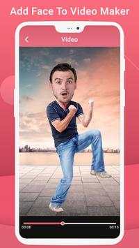 Add Face To Video Maker - Funny Face Video screenshot 1