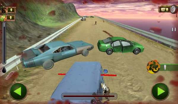 Idle Zombie Games Hunter road driver shooting game screenshot 2